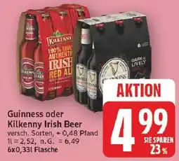 Edeka Guinness oder Kilkenny Irish Beer Angebot