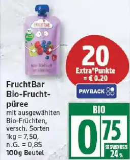 Edeka FruchtBar Bio-Fruchtpüree Angebot