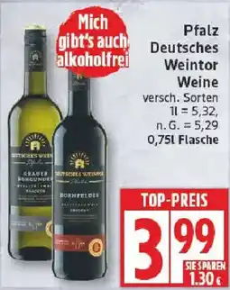 Edeka Pfalz Deutsches Weintor Weine Angebot