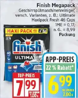 Edeka Finish Megapack Angebot