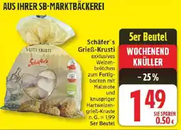 Edeka Schäfer's Grieẞ-Krusti Angebot