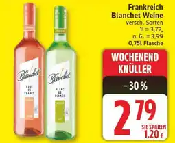 Edeka Frankreich Blanchet Weine Angebot
