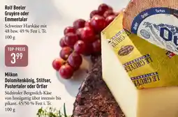 Galeria Markthalle Rolf Beeler Gruyère oder Emmentaler Angebot