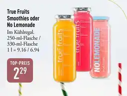 Galeria Markthalle True Fruits Smoothies oder No Lemonade Angebot