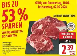 Edeka Bauerngut Entrecôte Angebot