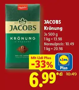 Lidl Jacobs krönung Angebot