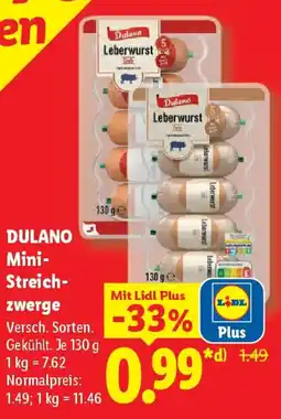 Lidl DULANO Mini-Streichzwerge Angebot