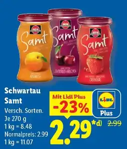 Lidl Schwartau Samt Angebot