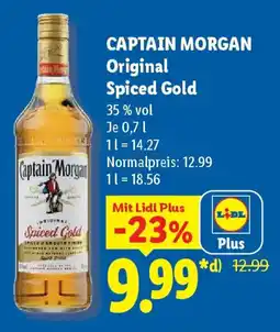 Lidl Captain Morgan Original Spiced Gold Angebot