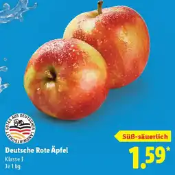 Lidl Deutsche Rote Äpfel Angebot
