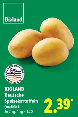 Lidl BIOLAND Deutsche Speisekartoffeln Angebot