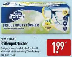 Aldi Nord POWER FORCE Brillenputztücher Angebot