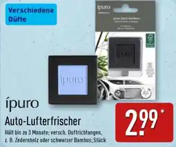 Aldi Nord ípuro Auto-Lufterfrischer Angebot