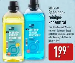 Aldi Nord RIDE+GO Scheibenreinigerkonzentrat Angebot