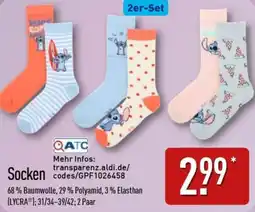 Aldi Nord ATC Socken Angebot