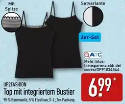 Aldi Nord UP2FASHION Top mit integriertem Bustier Angebot