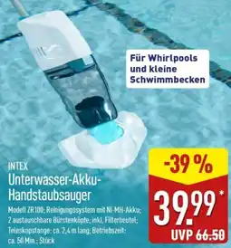 Aldi Nord INTEX Unterwasser-Akku Handstaubsauger Angebot