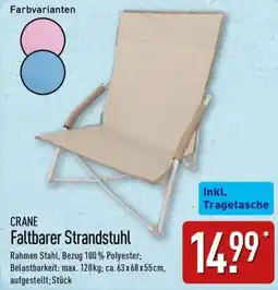 Aldi Nord CRANE Faltbarer Strandstuhl Angebot