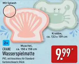 Aldi Nord CRANE Wasserspielmatte Angebot