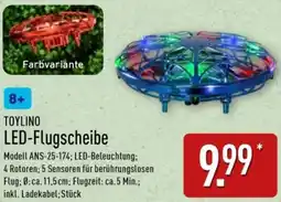Aldi Nord TOYLINO LED-Flugscheibe Angebot