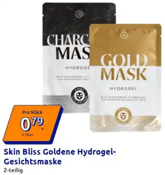 Action Skin Bliss Goldene Hydrogel Gesichtsmaske Angebot