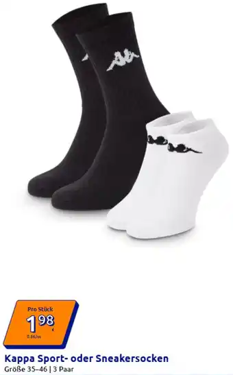 Action Kappa Sport oder Sneakersocken Angebot