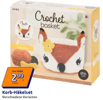 Action Korb-Häkelset Angebot