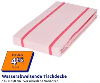 Action Wasserabweisende Tischdecke Angebot