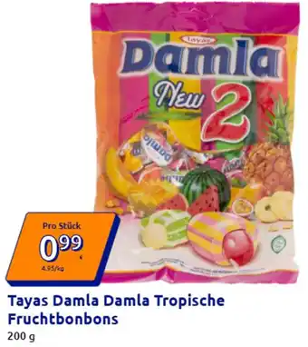 Action Tayas Damla Damla Tropische Fruchtbonbons Angebot
