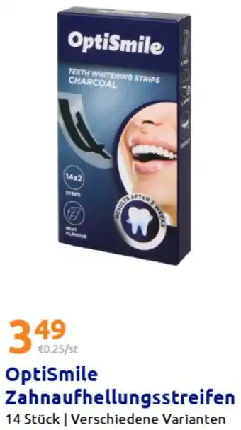 Action OptiSmile Zahnaufhellungsstreifen Angebot