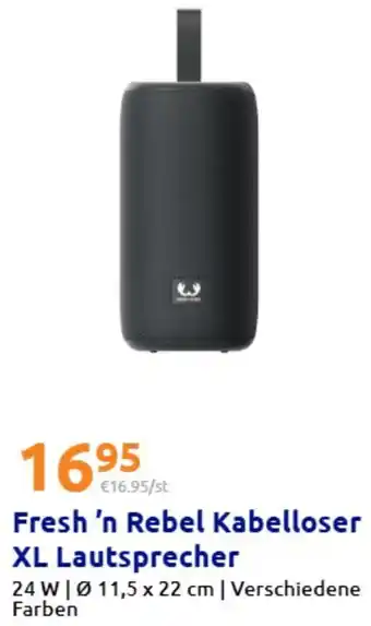 Action Fresh 'n Rebel Kabelloser XL Lautsprecher Angebot