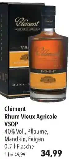 CITTI Markt Clément Rhum Vieux Agricole VSOP Angebot