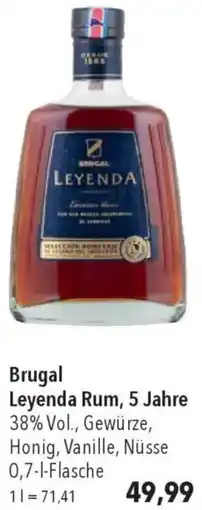CITTI Markt Brugal Leyenda Rum, 5 Jahre Angebot