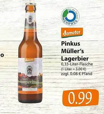 Famila Nord Ost Demeter Pinkus Müller's Lagerbier Angebot