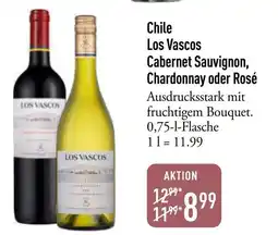 Galeria Markthalle Los Vascos Cabernet Sauvignon, Chardonnay oder Rosé Angebot