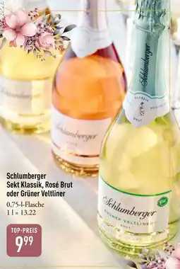 Galeria Markthalle Schlumberger Sekt Klassik, Rosé Brut oder Grüner Veltliner Angebot