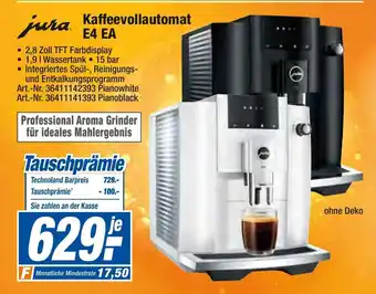 expert Techno Land Jura Kaffeevollautomat E4 EA Angebot