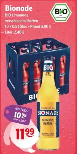 Getränke Hoffmann Bionade BIO Limonade Angebot