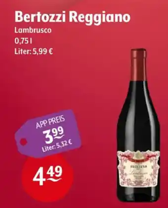 Getränke Hoffmann Bertozzi Reggiano Lambrusco Angebot