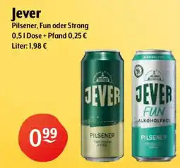 Getränke Hoffmann Jever Pilsener, Fun oder Strong Angebot