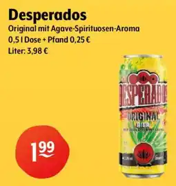 Getränke Hoffmann Desperados Original mit Agave-Spirituosen-Aroma Angebot