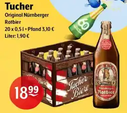 Getränke Hoffmann Tucher Original Nürnberger Rotbier Angebot