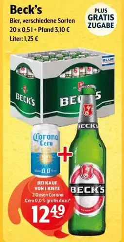 Getränke Hoffmann Beck's Bier Angebot