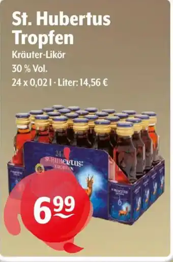 Getränke Hoffmann St. Hubertus Tropfen Kräuter-Likör Angebot