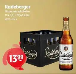 Getränke Hoffmann Radeberger Pilsner oder Alkoholfrei Angebot