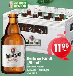 Getränke Hoffmann Berliner Kindl ,,Steini" Jubiläums Pilsener Angebot