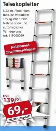 Sonderpreis Baumarkt Teleskopleiter Angebot