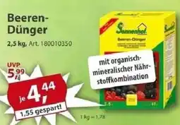 Sonderpreis Baumarkt Sonnenhof Beeren- Dünger Angebot