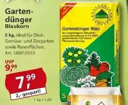 Sonderpreis Baumarkt Sonnenhof Gartendünger Blaukorn Angebot