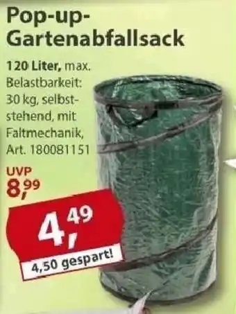 Sonderpreis Baumarkt Pop-up- Gartenabfallsack Angebot